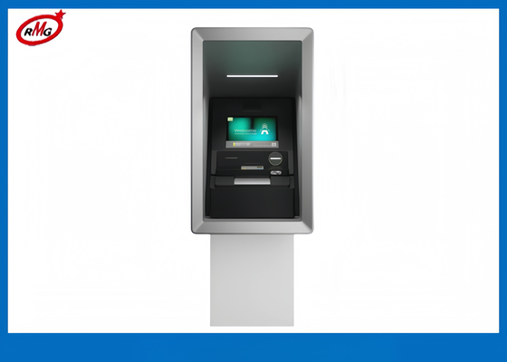 현금 재활용기 NCR 셀프서브 87 재활용기 NCR 6687 은행 ATM 기계 외관 벽을 통해