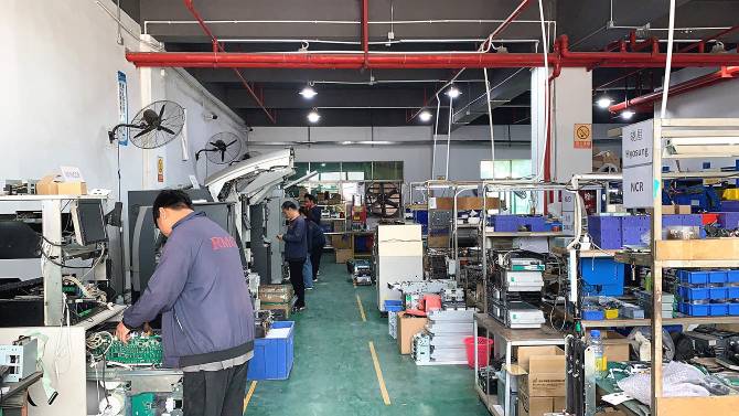 0 미끄럼 서브 조립과 은행 atm 예비품 NCR S2 샤시 9